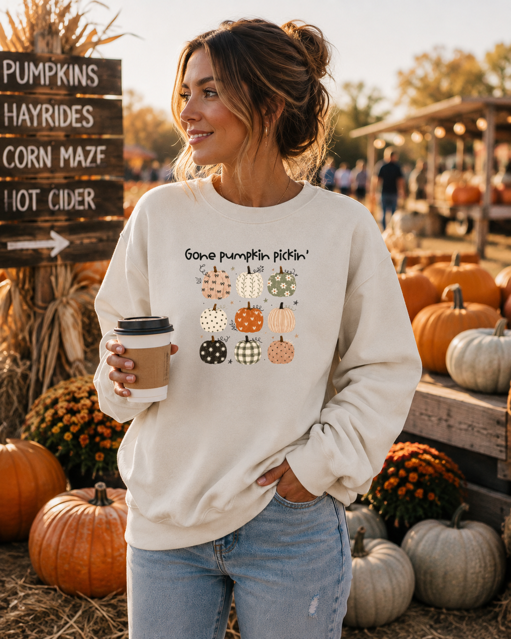 Gone Pumpkin Pickin' Sweatshirt