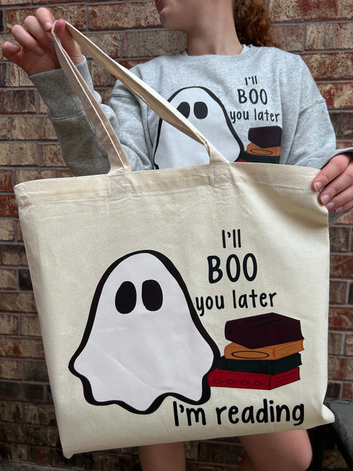 I'll Boo You Later Book bag