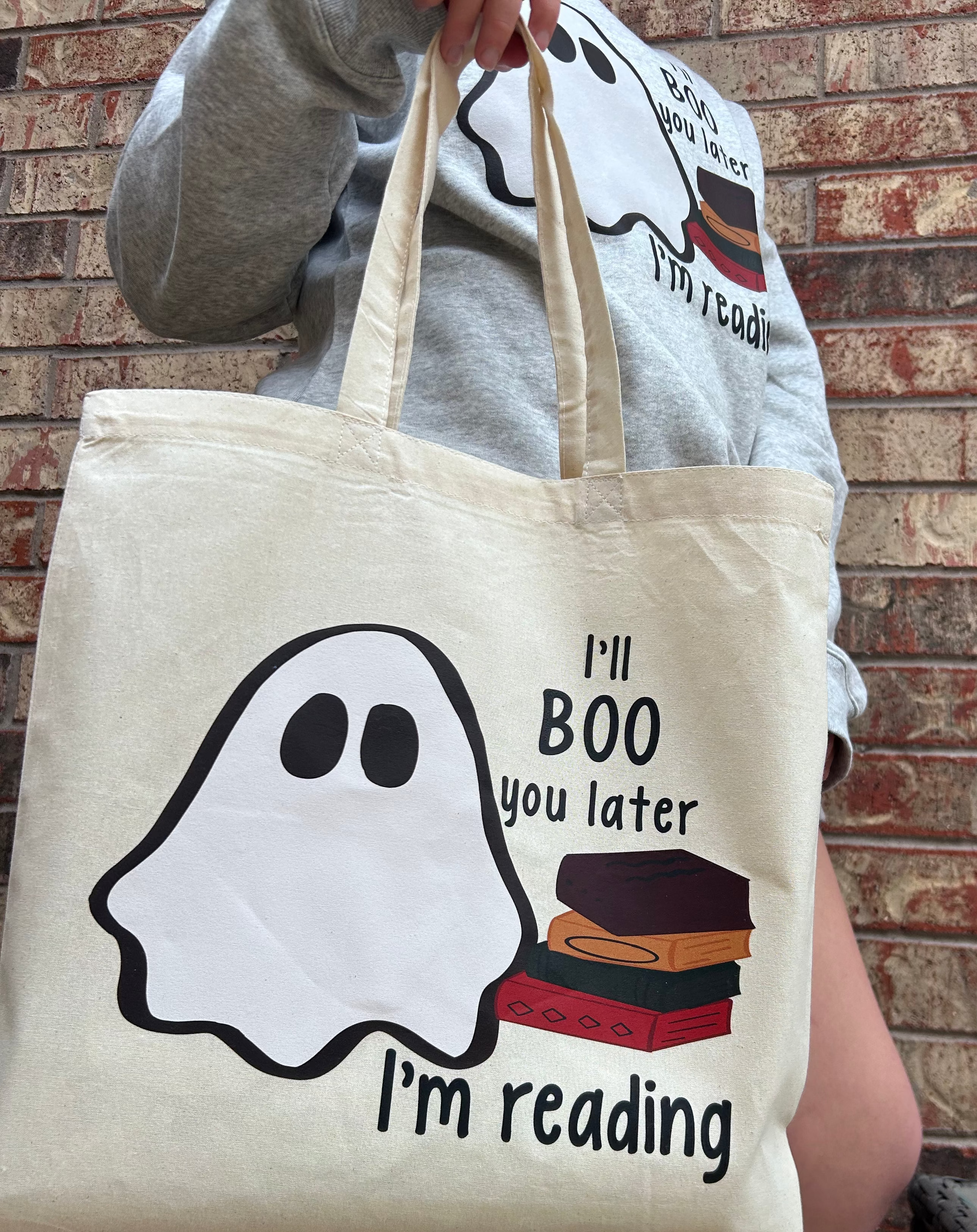 I'll Boo You Later Book bag