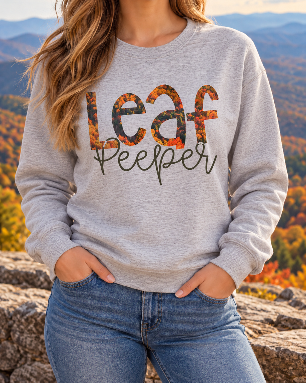 LEAF PEEPIN' IS MY PERSONALITY NOW SWEATSHIRT