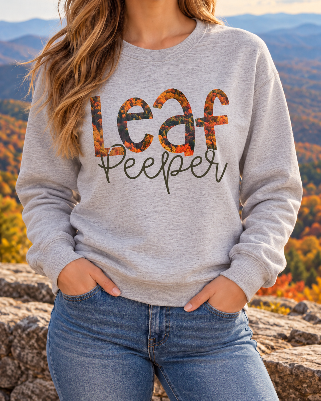 LEAF PEEPIN' IS MY PERSONALITY NOW SWEATSHIRT